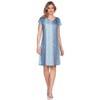 e.Femme® Erika 786 Women's Beach Dress, Blue/print