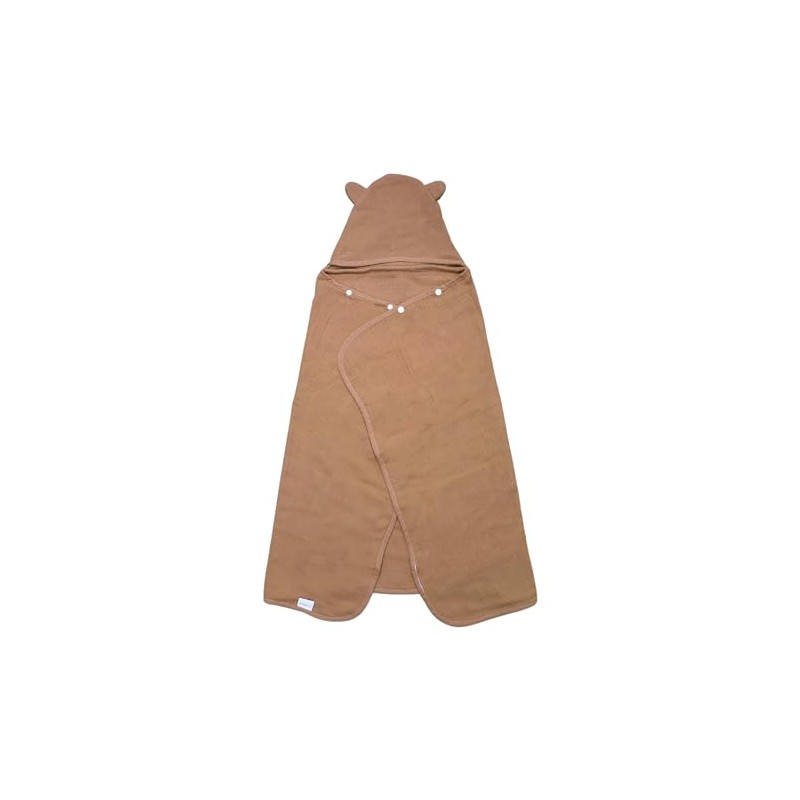 Organic Cotton Hooded Bath Towel (Tan)