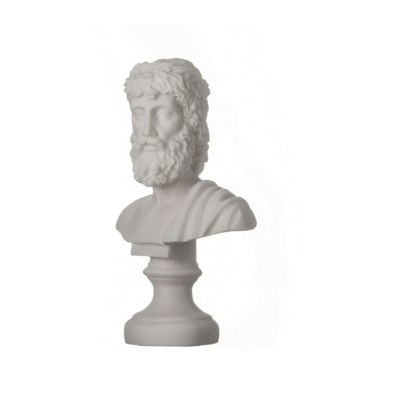 ZEUS Greek God of the Sky Greek Roman Bust Head