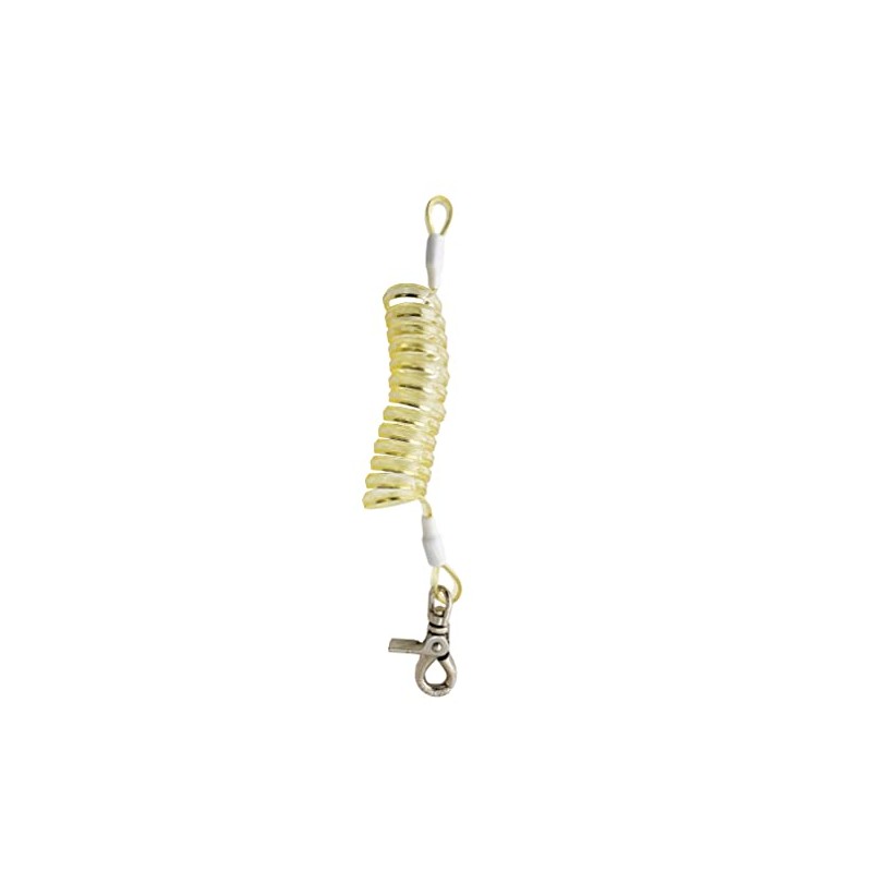 LLB Sports Coil Cord with Carabiner L Length 8.7 inches