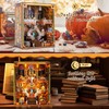 VORATHIS Book Nook Kit - DIY Miniature World Library Booknook