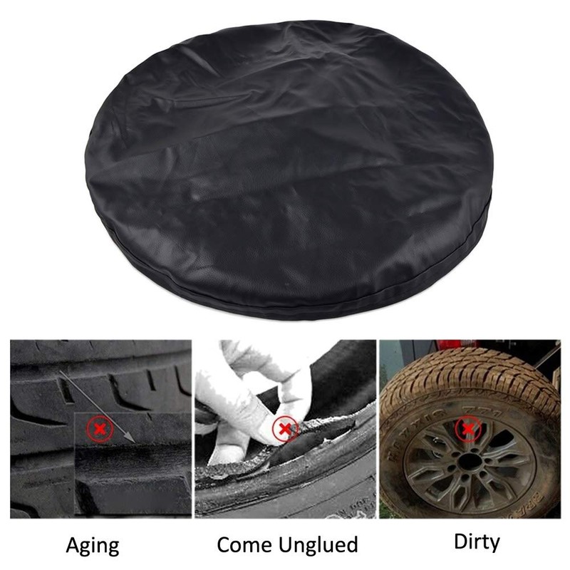 ESUPPORT Spare Tire Cover 17" inch Wheel Tyre Protector Case