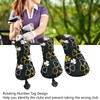 3PCS Golf Head Cover for Fairway Woods Driver Hybrids PU