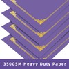 HAUTOCO 50 Packs Certificate Holders, Purple Diploma Holders, Document Award