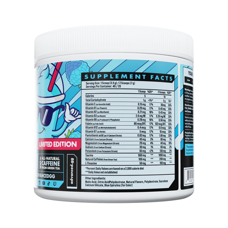 Advanced Energy - Energy Boosting Formula with Electrolytes for Hydration