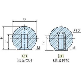 イマオ プラスチック握り玉