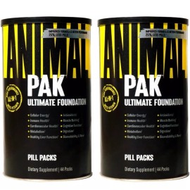 Suplemento dietético Universal Nutrition Animal Pak - 88 paquetes (dos paquetes de 44)