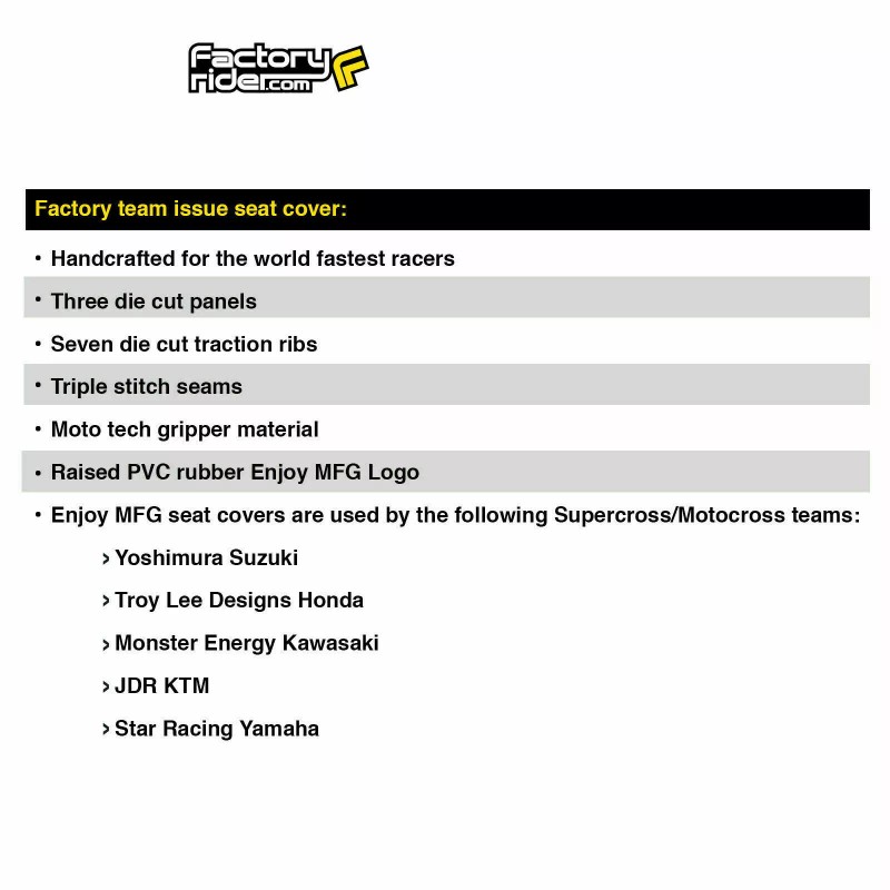 KTM Sx Sxf 125 250 350 450 SEAT COVER 2019-2022