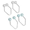 2 Pairs Dimple Trainer Stainless Steel Easy to Wear Develop