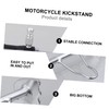 Mikinona Motorbike Retractable Side Foot Support Durable Kickstand for Electric