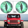 Vyqloren Beast Eyes Headlight Decals, 3D Round Stickers and Decals