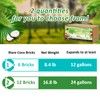 Riare 6pcs Organic Coco Coir Bricks Soil Blocks- 100% Natural