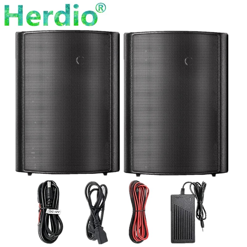 Herdio 400W Indoor Outdoor Bluetooth Speakers Wall Mounted Patio Waterproof