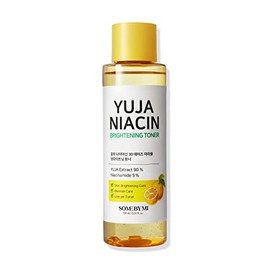 SOME BY MI Yuja Niacin 30 Days Miracle Brightening Toner - 5.07Oz, 150ml - Made from 12 Vitamins for Sensitive Skin - Daily Brightening Face Toner with Melasma and Blemish Care - Korean Skin Care
