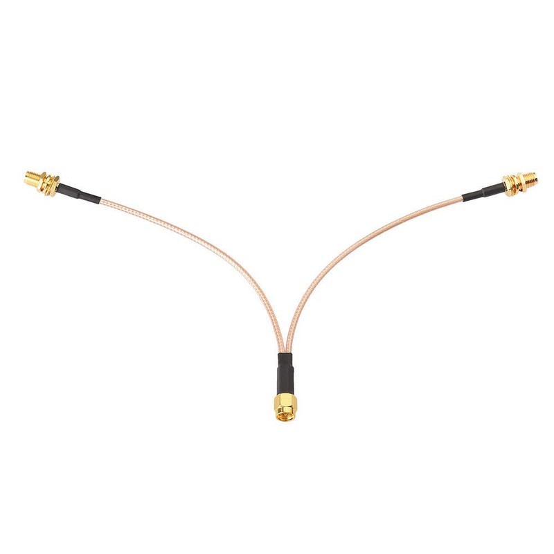 SMA Branch Cable, SMA Cable (1 Male to 2 Female),