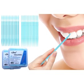 ToSSme® Disposable Plastic Toothpicks Dental Picks Portable Travel toothpicks Practical Toothpicks Tool 500 Count