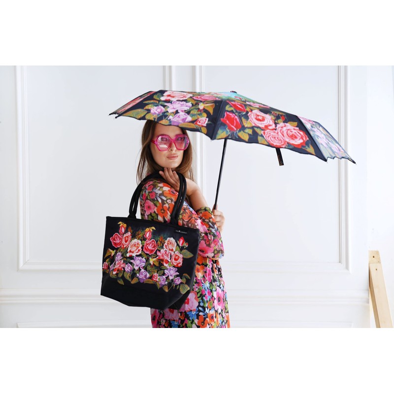 VON LILIENFELD Folding Pocket Umbrella Automatic Lightweight auto open/close Telescopic