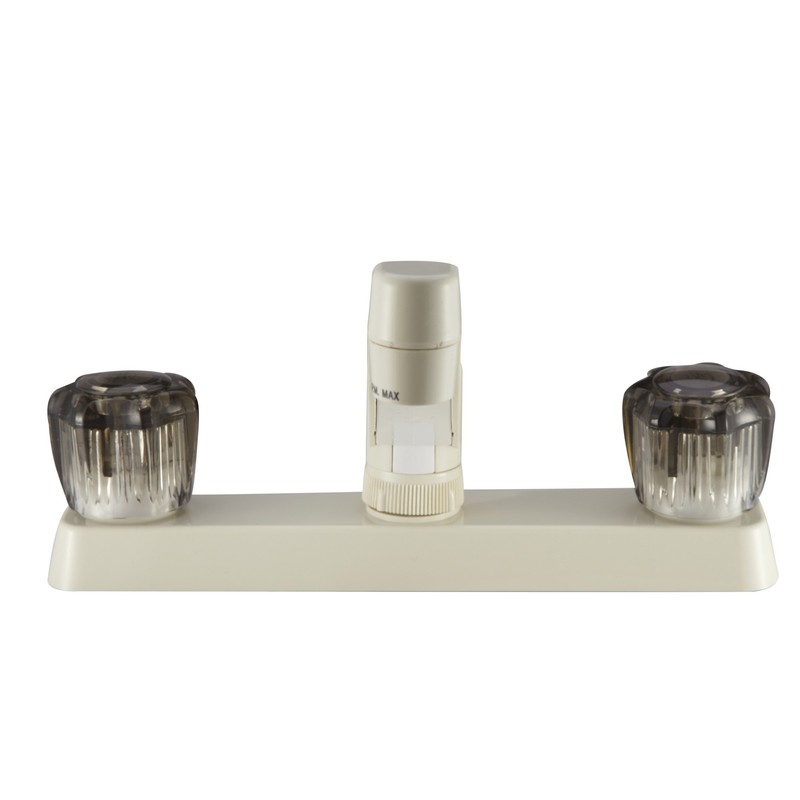 Dura Faucet DF-PK600S-BQ RV Kitchen Sink Faucet with Smoked Acrylic