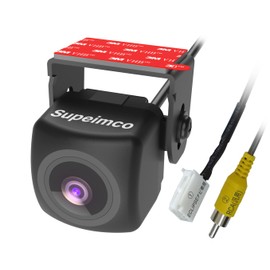 ECLIPSE BEC113G Compatible, Universal RCA Compatible, Ultra Small, License Plate Mounting, IP67 High Waterproof, Dustproof, 170° Ultra Wide Angle, Guide Display, 12V/24V Compatible, Angle Adjustable,