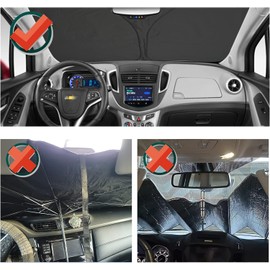 YEE PIN Proceed Xceed Sonnenschutz Auto kompatibel mit Kia Ceed Xceed Proceed gt 2019-2023 2024, Faltbare Auto Sonnenschirm Frontscheibe Windschutzscheibe UV Staub Schutz