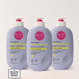 eos Vanilla Cashmere Body Lotion 3-Pack Bundle