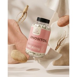 Inositol Ácido Fólico Biotina 120 Cápsulas 500 Gluten Lactosa