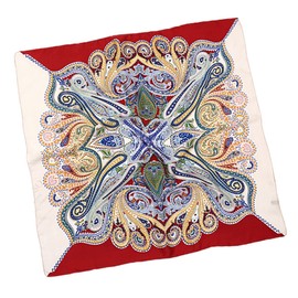 FAIRYGATE Hair Scarf Hijab Silk Feeling Head Scarfs for Women Ladies Satin Headscarf Woman Neck Wrap Scarves 27" Square Neckerchief Hankerchief Gifts 94003