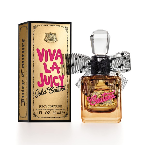 Women's Perfume by Juicy Couture, Viva La Juicy Gold, Eau De Parfum EDP Spray, 1 Fl Oz