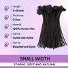 Loc Extensions Human Hair 0.4cm&0.6 cm&0.8cm width 4-18inch 10, 20,