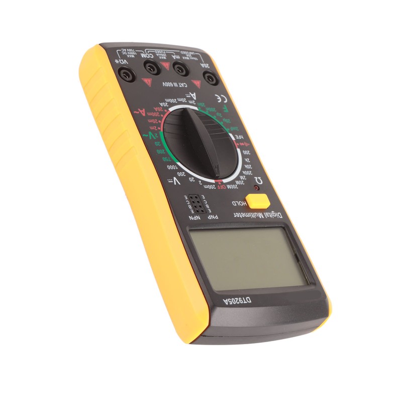 DT‑9205A Multimeter Tester Digital Multimeter Hand Held LCD Multimeter
