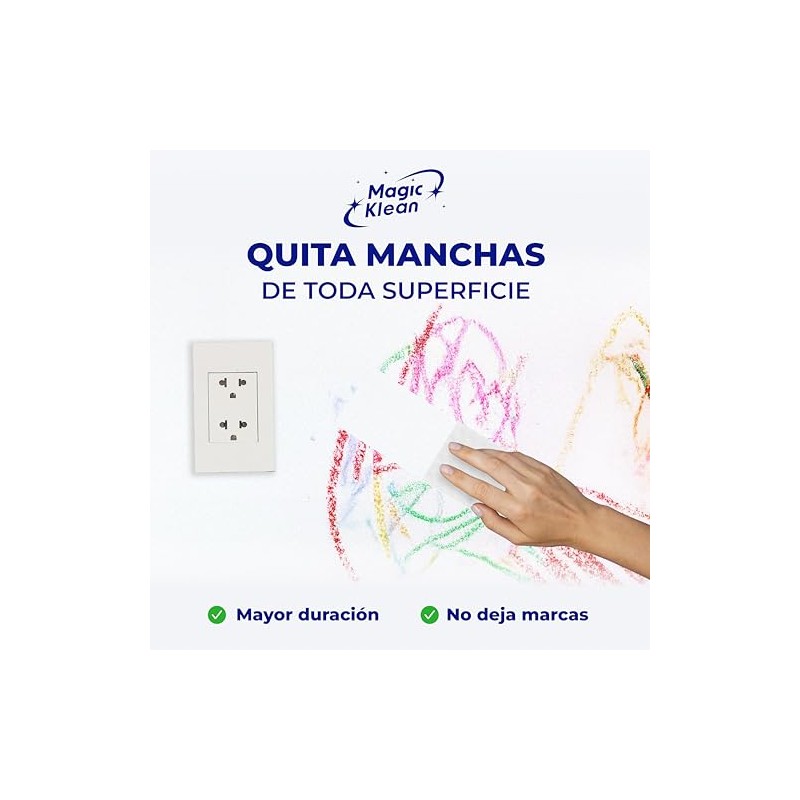 Esponja MÁGICA Borrador de Manchas, Elimina rayones y Manchas de