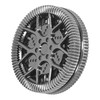 Hollow Hub Pattern ADHD Haptic Coin Portable Magnetic Anxiety Stress