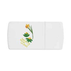 'Sending Best Wishes' Pill Box with Tablet Splitter (PI00034084)