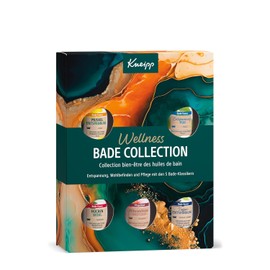 Kneipp Wellness Bath Collection Gift Set with 5 Popular Bath Oils from Kneipp - For a Moment Full of Relaxation and Wellbeing - 5 x 20 ml - Test Sizes to Get to Know