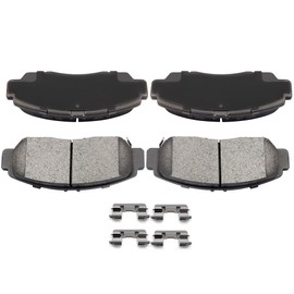 ECCPP D787-7656 4pcs Front Ceramic Disc Brake Pad Set Fit For Acura CL 2001-2003,For Acura RL 1999-2004,For Acura TL 1999-2008,For Acura TSX 2004-2010,For Honda For Accord 2003-2011