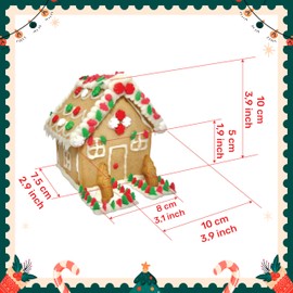 Gingerbread Cookie House Kit -12.75 Oz - Ready to Decorate - Includes Everything Needed to Assemble and Decorate Holiday Cookie House Type 1