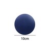 6 PCS Round Leather Coasters, 10cm Dark Blue Leather Coasters,