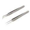 FEITA Precision Eyelash Extension Tweezers Set - Professional Straight &
