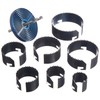 Takagi Earth Man Hole Saw for Carpentry, 7 Blades, Blade