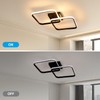 DELIPOP Modern Ceiling Light, 40W Sqaure LED Ceiling 3000k/4500k/6500k 3