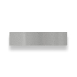 Hardware Essentials 852737 Aluminum Non-Magnetic, Screw-In, Door Kick Plate 8" x 34" Anodized Aluminum Finish ​​
