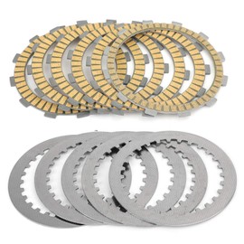 Areyourshop Clutch Plate Kit Friction & Steel Plates for Honda CB CBX CBR 400 500 600 1992-2018