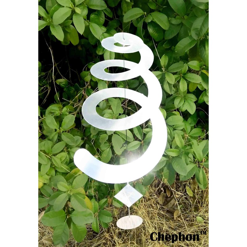 Chephon Bird Repellent Spiral Reflectors with Reflective Scare Discs -