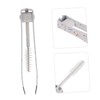 TOVINANNA Eyebrow Shaper Tool with Precision Tweezers and Brush Stainless