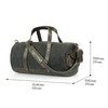 Londo Top Grain Canvas & Leather Duffel Bag – Stylish