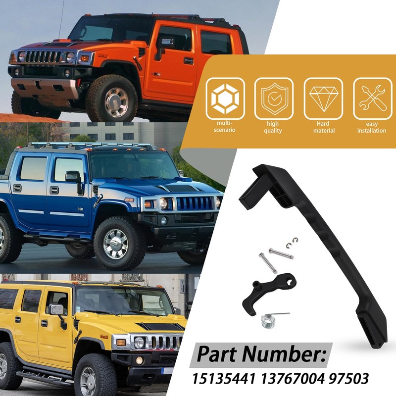 XTPTFABS Rear Tailgate Handle/Rear Tailgate Liftgate Handle/Rear Liftgate Latch Handle