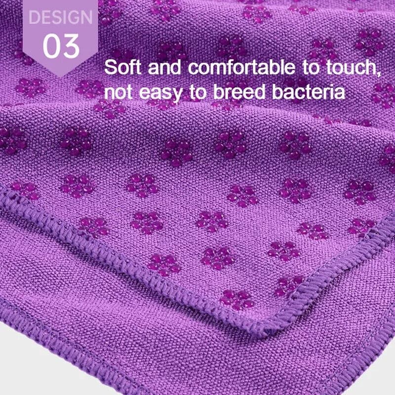 Non-Slip Yoga Towel Mat Fitness Gym Microfiber Blanket, Super Absorbent,