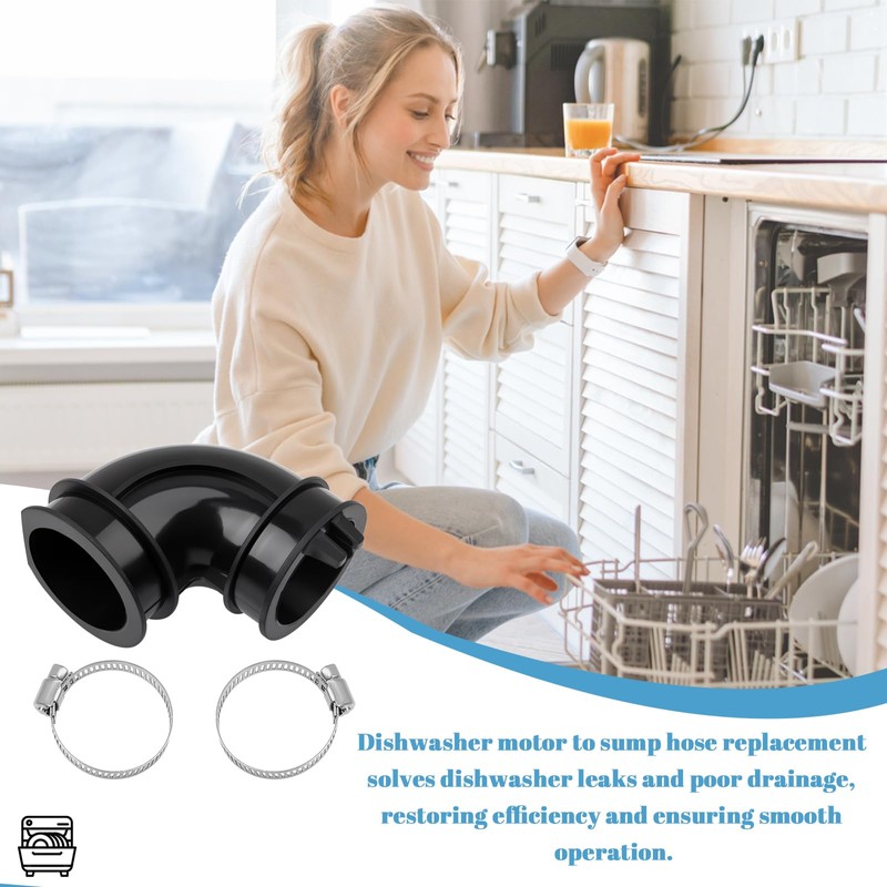 WD24X33918 Dishwasher Elbow Hose for GE Dishwasher Drain Pump