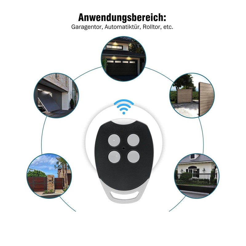 433.92MHz Garage Opener Remote Control, 3 Pieces for Ditec GOL4,