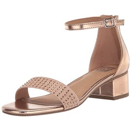 DV Dolce Vita womens Glamour Heeled Sandal, Rose Gold, 2 Big Kid US